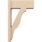 Ekena Millwork 8-in W x 20-in D x 32-in H Funston Block Rough Cedar Woodgrain TimberThane Outlooker, Primed Tan OUTUR080X20X32FST44RCPR - alternate 6